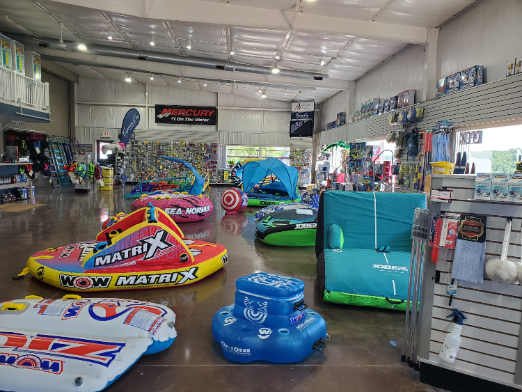 boating accessories and water toys